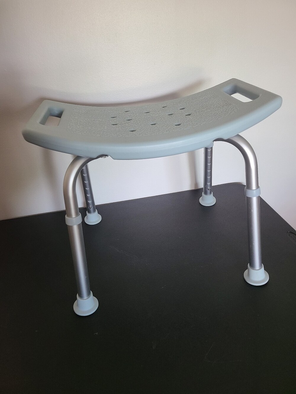 Medline Backless Adjustable Height Shower Chair